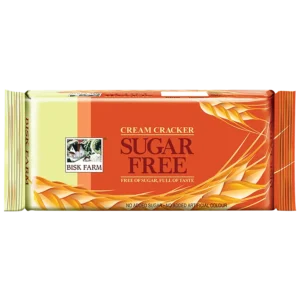 Bisk Farm Sugar Free Biscuits - Cream Cracker, Crunchy, Teatime Snack, 300 gm