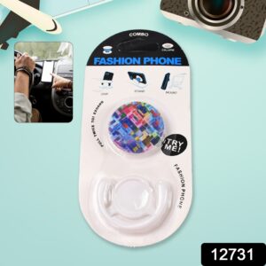12731 Fashion Design Pop Up Mobile Phone Grip Holder Smart Phone Bracket Phone Stand Grip With Popclip Car Mount Flowers Pasley